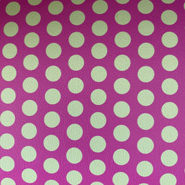 Dots Yellow on Pink