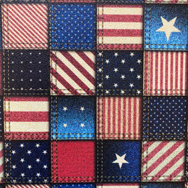 USA Flag Patchwork