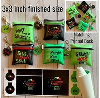 4x4 inch Zipper Bag Kit with bag tags