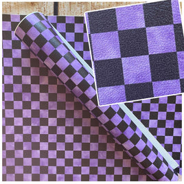 Checkerboard Black and Purple