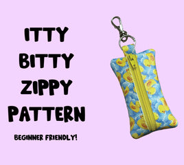 Sewing Pattern Itty Bitty Zippy DIGITAL DOWNLOAD
