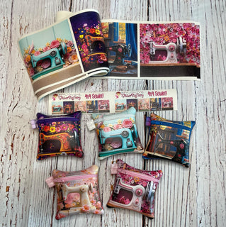 zipper bag panels Sewing