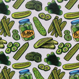 Pickles on White