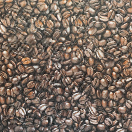 Coffee Beans WPC Water Proof Canvas
