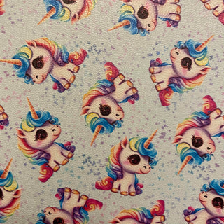 Unicorn on Blue