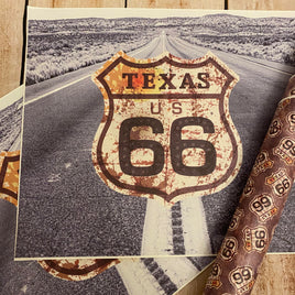 Route 66 Panel Texas