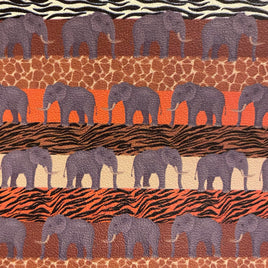 Wild Elephant Animal Stripes