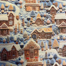 Winter Gingerbread Village