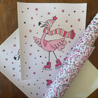 Panel Pack Christmas Flamingo