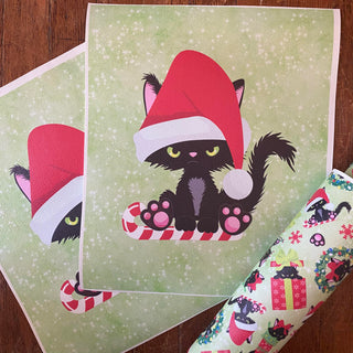Panel Pack Christmas Grumpy Cat