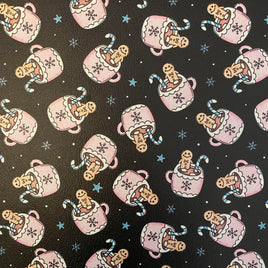 Christmas Hot Cocoa Pink Mugs