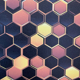 Honeycomb Black and Gold