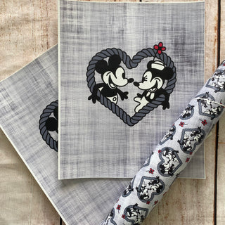 Panel Pack Mickey Steamboat Willie Heart
