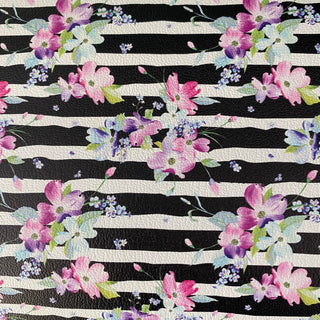 Dogwood Flowers on Stripes