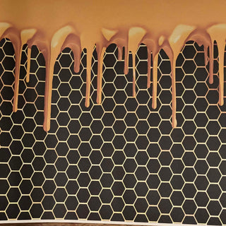 Honeycomb Black with Drips