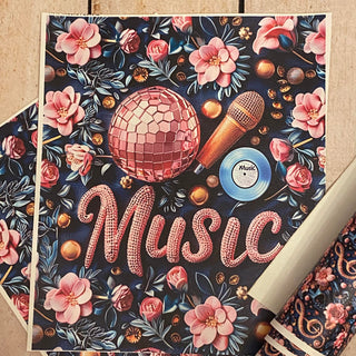 Panel Pack Music Floral
