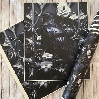 Panel Pack Crow and Roses