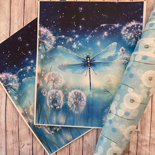 Panel Pack Dragonfly and Dandelions