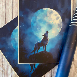 Panel Pack Wolf (Howl at the Moon)