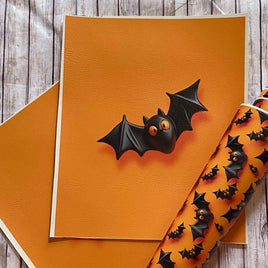 Mav Halloween Bat on Orange