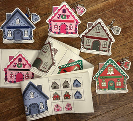 zipper bag Gingerbread House set