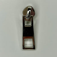 Plain square #5 zipper pull