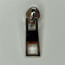 Plain square #5 zipper pull