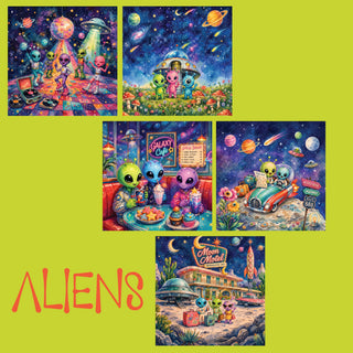 zipper bag panels Aliens
