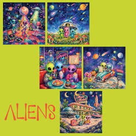 zipper bag panels Aliens