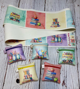 zipper bag panels NEW STYLE Back to School