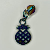 Pineapple #5 zipper pull