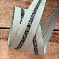 #5 Zipper Tape with Gunmetal Teeth