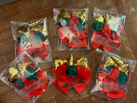 Unicorn Bow kits stacked Christmas bow