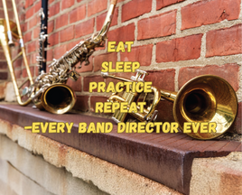Tote Panel Band:  Eat Sleep Practice
