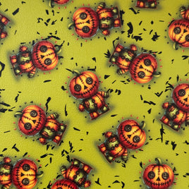 Halloween Voodoo Pumpkin Head