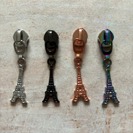 Eiffel tower #5 zipper pull