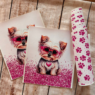 Panel Pack Valentine Yorkie