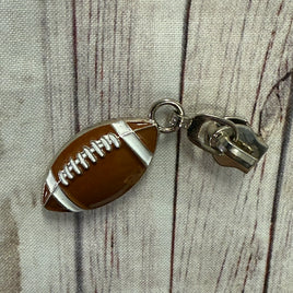 Football #5 Zipper Pull