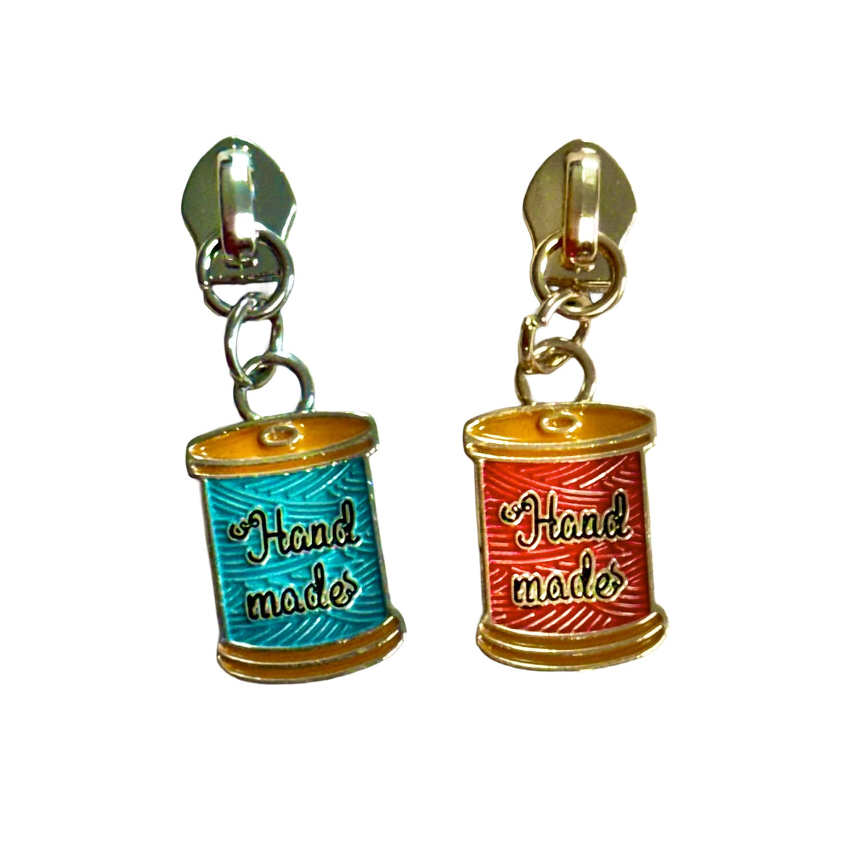 3D Spool of Thread #5 Zipper Pull| Glitterbugfairy