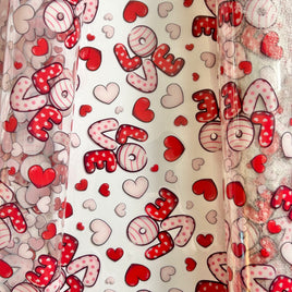 Clear valentine LOVE TPU