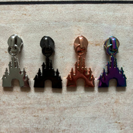 Castle #5 zipper pull