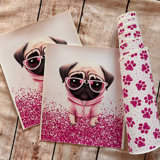 Panel Pack Valentine Pug