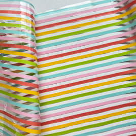 Clear rainbow stripes TPU
