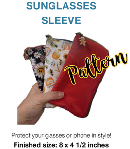 Pattern- Sunglass Sleeve