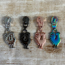 Chicken #5 Zipper Pull