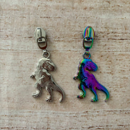 T-Rex #5 zipper pull