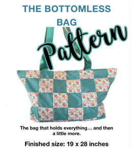 Pattern- Bottomless Bag