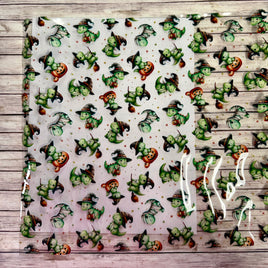 Clear Halloween Dino’s TPU