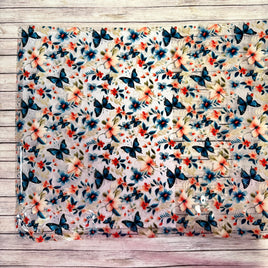 Clear Butterfly Floral TPU