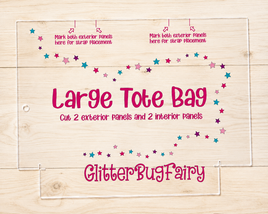 Template Large Tote Bag